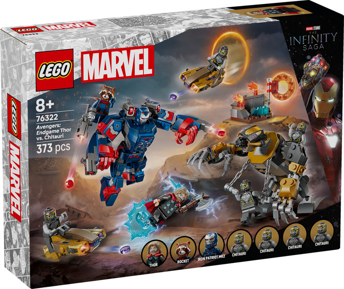 LEGO Marvel Avengers: Endgame Thor vs. Chitauri 76322 verpackung