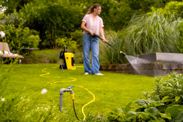 Kärcher K7 Comfort Premium Komplett produkt in gebrauch