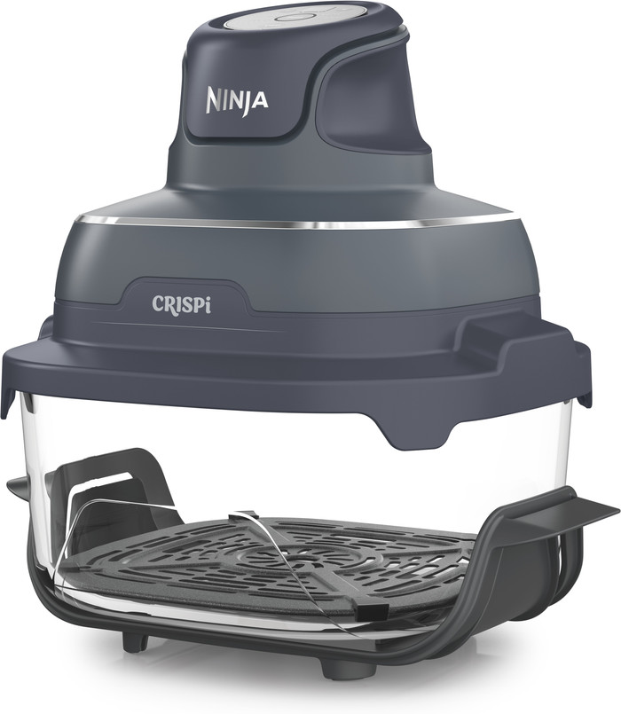 Ninja CRISPi 4-in-1 Glass Airfryer Blue right side