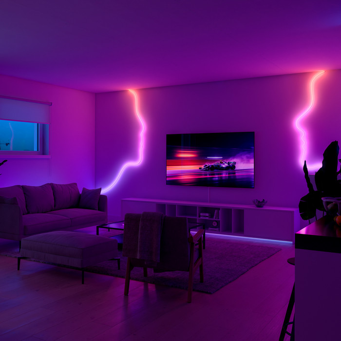 Philips Hue Essential Flex LED Strip 2x5m product in use