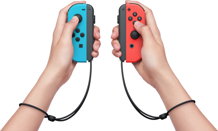 Nintendo Switch Joy-Con Set Red/Blue product in use
