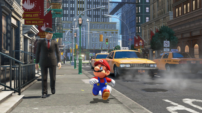 Super Mario Odyssey produkt in gebrauch
