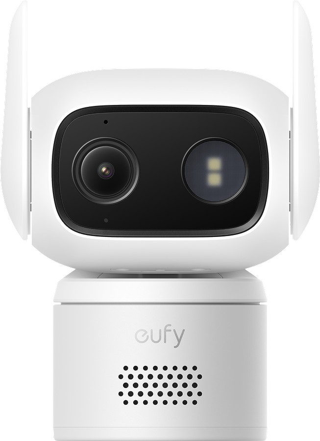 eufy Wired Cam C31 Weiß Doppelpack + HomeBase Mini vorne