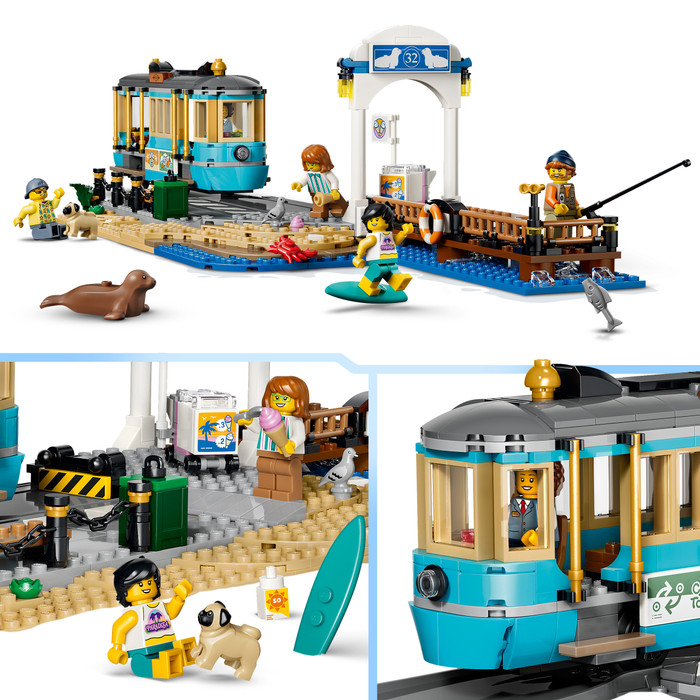 LEGO City Klassische Strandstraßenbahn 60506 detail