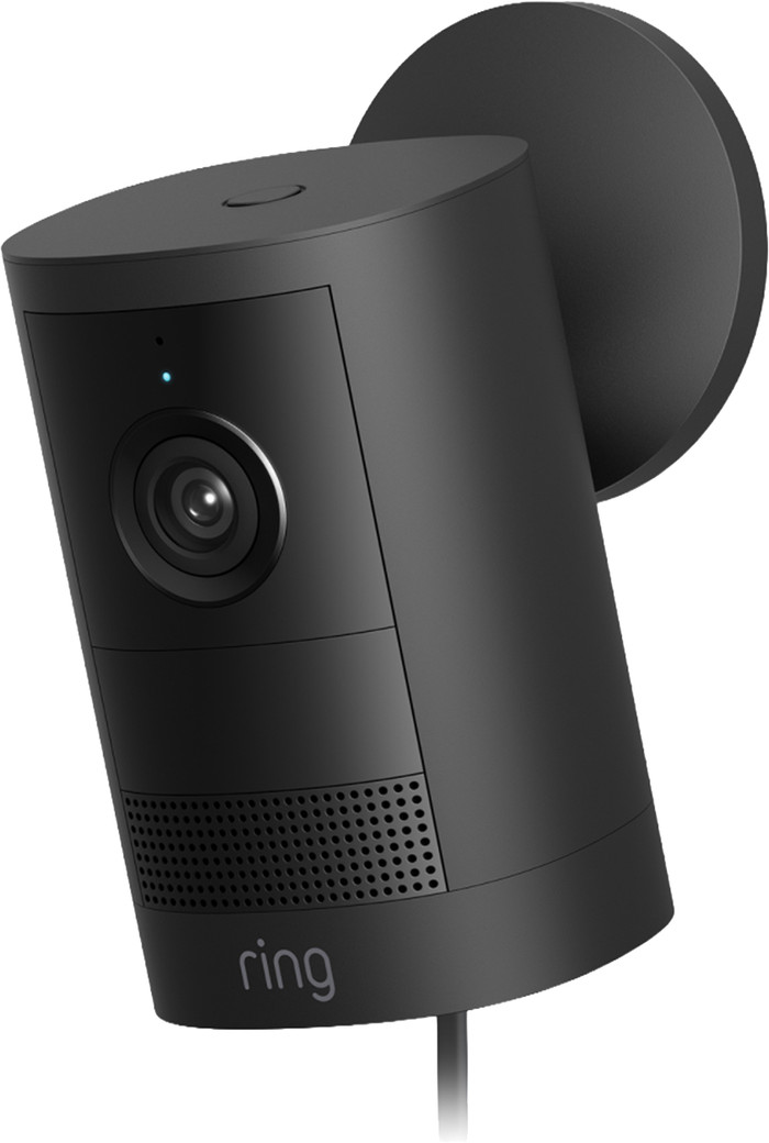 Ring Außenkamera mit Netzteil 2. Generation Schwarz Main Image