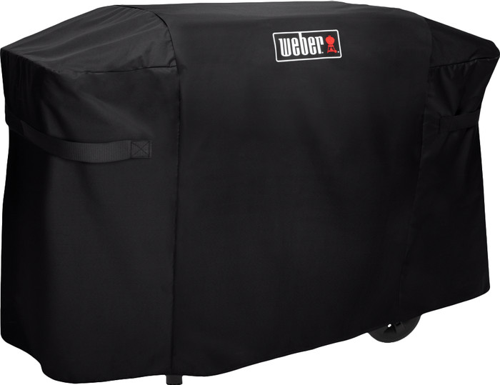 Weber Premium Abdeckung für Slate Plancha 71 cm vorne