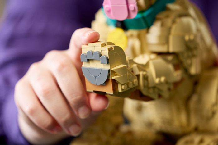 LEGO Icons Golden Retriever Welpe 11384 produkt in gebrauch