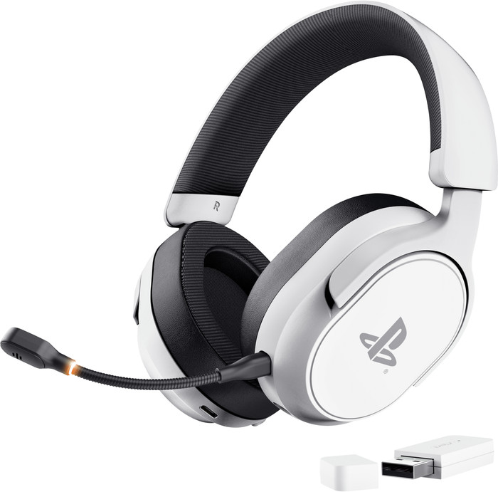 Trust GXT 499W Forta Wireless Gaming Headset PS4/PS5 White accessory