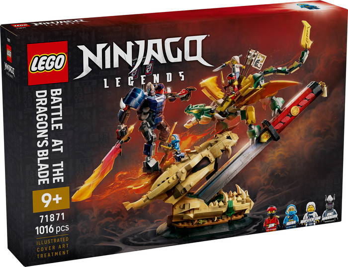 LEGO Ninjago Showdown auf der Drachenklinge 71871 verpackung