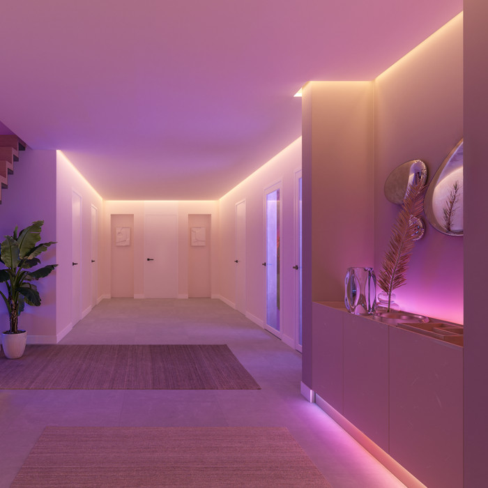 Philips Hue Flux Connector 4-pack product in use