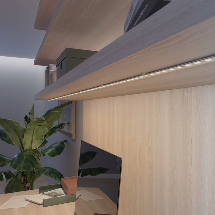 Philips Hue Flux Mounting Bracket 10-pack product in use