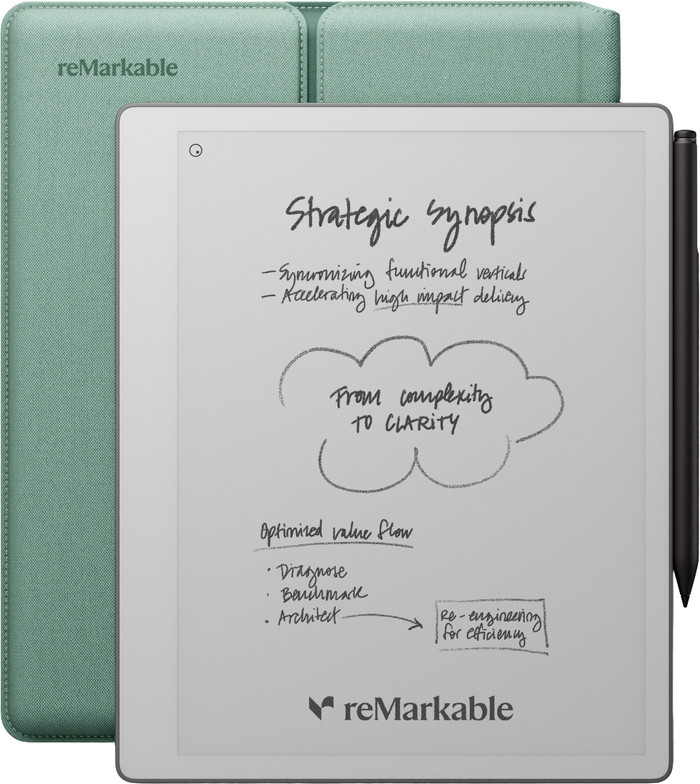 reMarkable Paper Pure with Sleeve Green Main Image