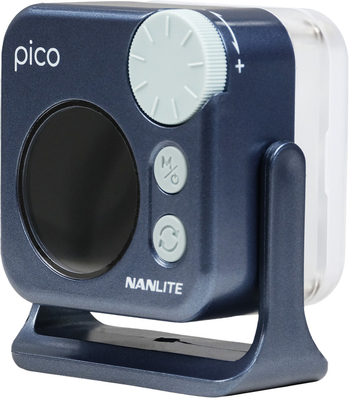 Nanlite Pico LED Mini Pocket Light Midnight Blue back