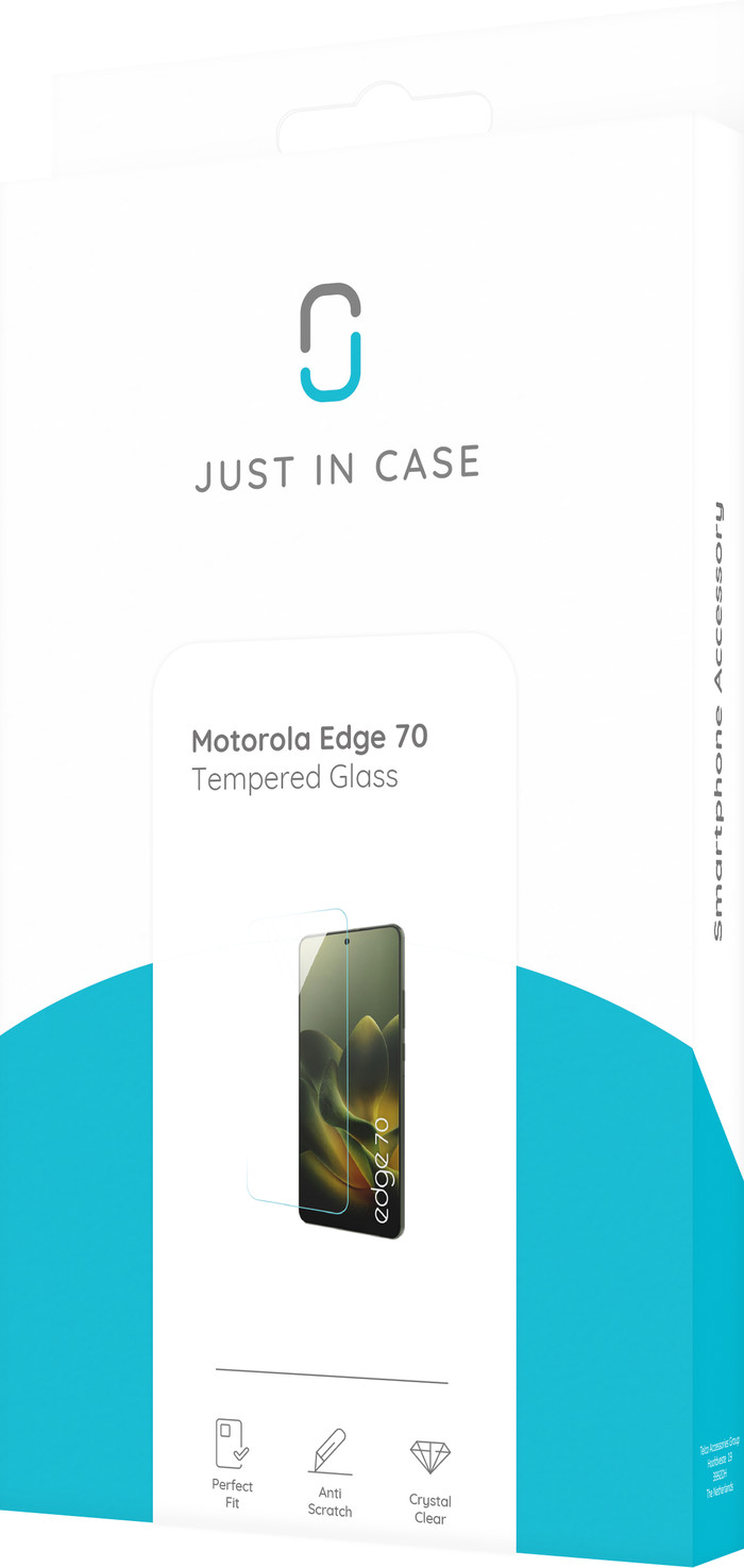 Just in Case Tempered Glass Motorola Edge 70 Panzerglas verpackung