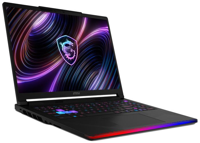 MSI Raider 16 Max HX B2WI-079 - 16" - Intel Core Ultra 9 - 32GB RAM/2TB SSD - RTX 5080 linke seite
