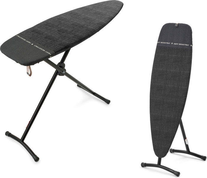 Brabantia Bügelbrett und Dampfbrett D - 2 in 1  135 x 45 cm - Denim Black vorne