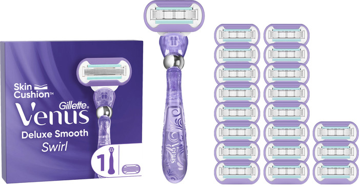 Gillette Venus Extra Smooth Swirl + 19 Ersatzklingen Main Image