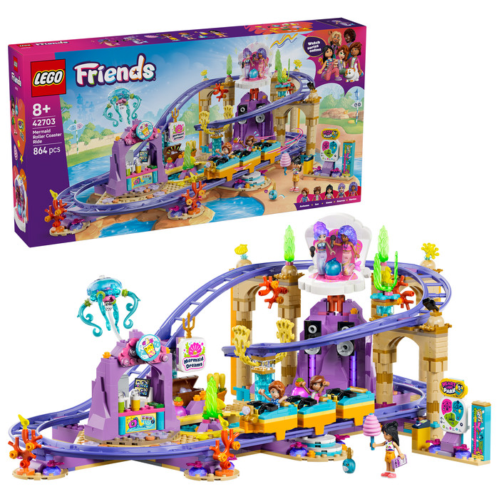 LEGO Friends Mermaid Roller Coaster Ride 42703 right side