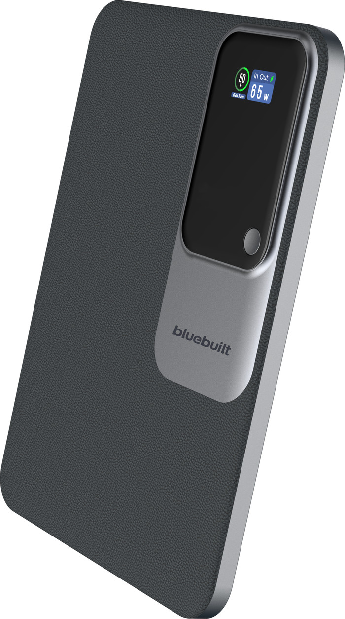 BlueBuilt Powerbank Ultra Slim 15.000 mAh mit Schnellladefunktion 65 Watt rechte seite