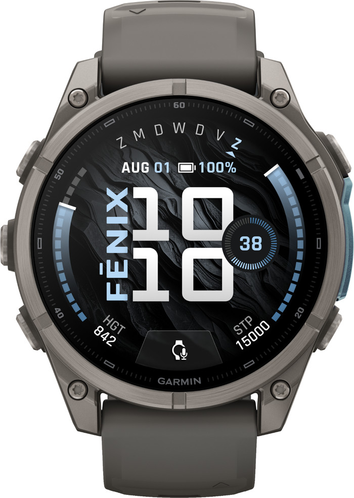 Garmin Fenix 9 Grey 47mm front