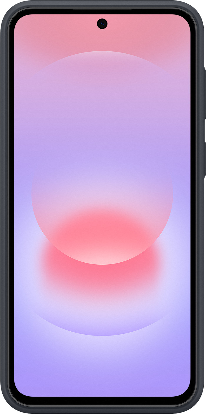 Samsung Galaxy A37 Backcover aus Silikon Schwarz vorne