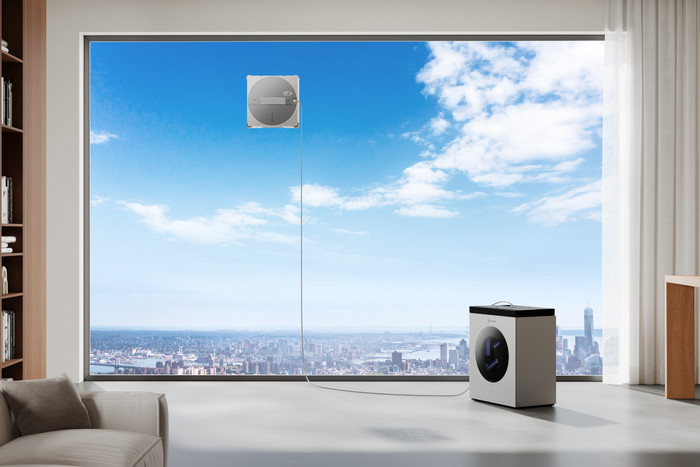 Ecovacs WINBOT W3 OMNI produkt in gebrauch