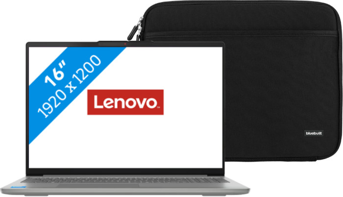 Lenovo 16" IdeaPad Slim 5 Copilot+ PC 16AKP10 + BlueBuilt Laptophülle 16" Main Image