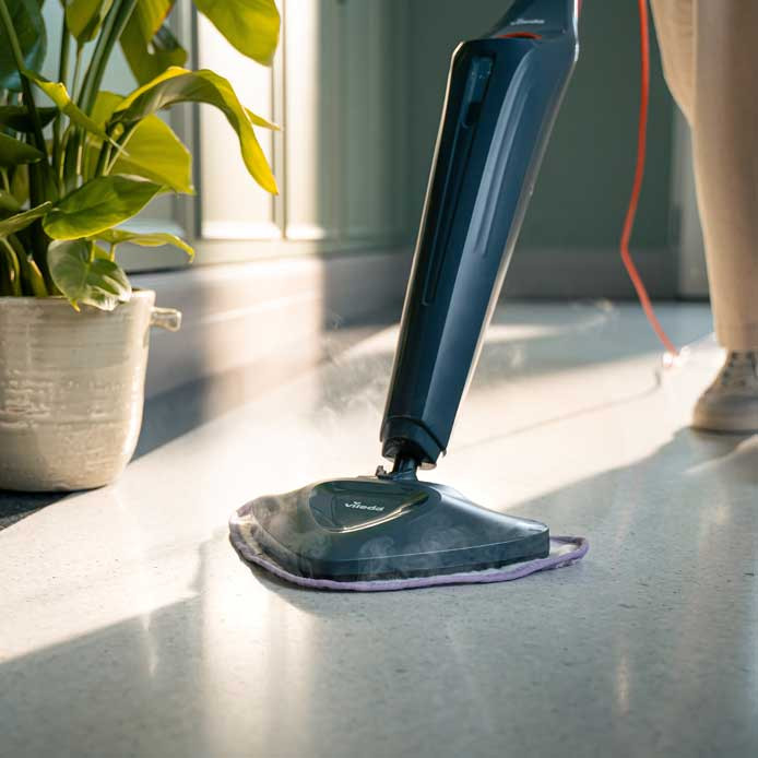 Vileda Steam Plus Pro Compact produkt in gebrauch