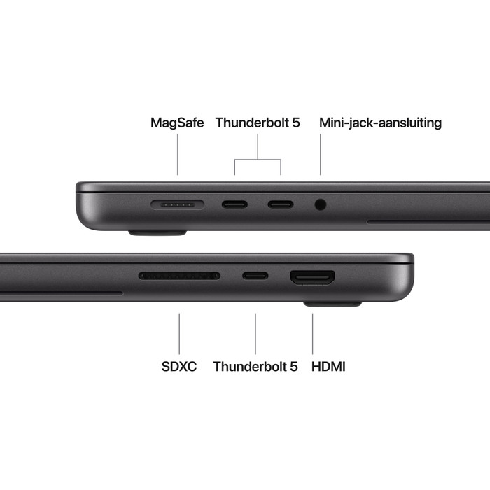 Apple MacBook Pro PROLED 16 inches M5 Pro (18 CPU / 20 GPU) 24GB/1TB Black QWERTY visual supplier