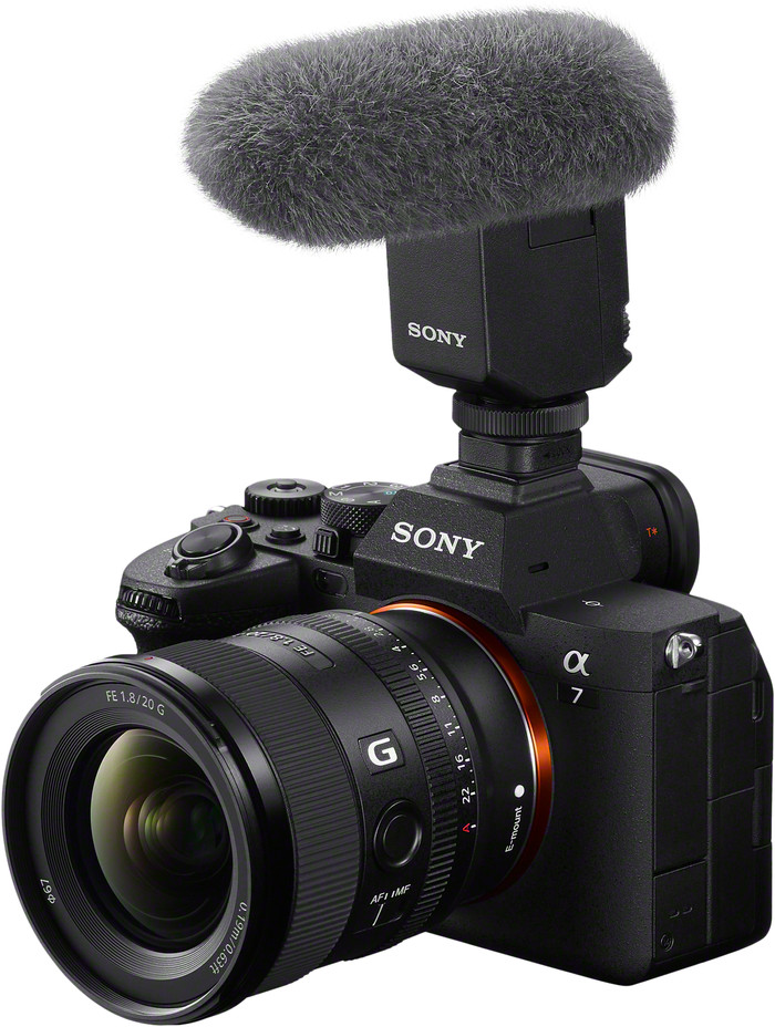 Sony ECM-B10 Richtmikrofon produkt in gebrauch