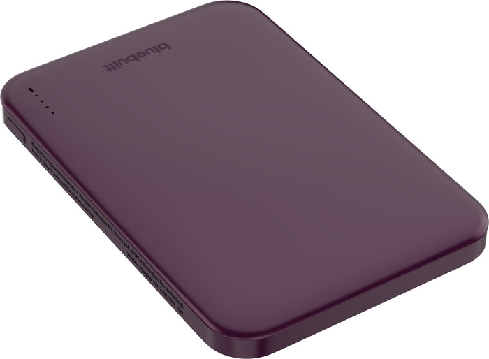 BlueBuilt Wireless Powerbank mit Qi2 und MagSafe 5.000 mAh mit Schnellladen 20 Watt Rot oberseite