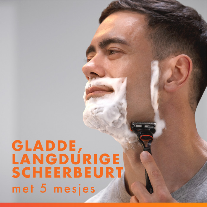 Gillette Fusion5 + 11 Replacement Blades product in use