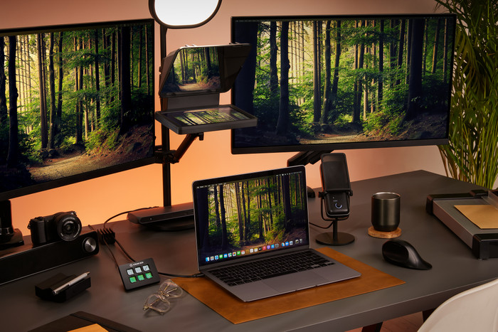 Elgato Prompter produkt in gebrauch