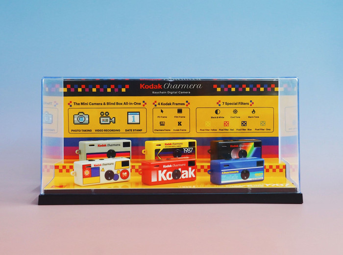 Kodak Charmera Keychain Digitalkamera (Single Blind Box) produkt in gebrauch