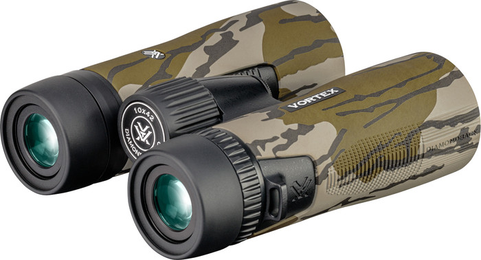 Vortex Diamondback HD 10x42 Fernglas Mossy Oak Bottomland vorne
