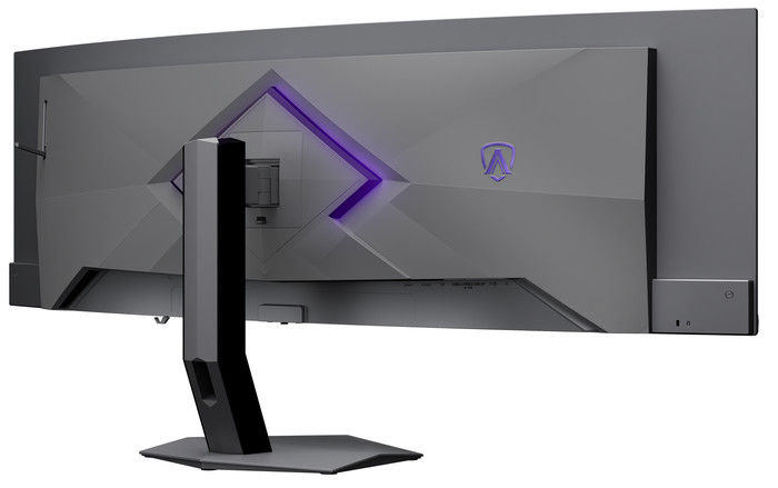 AOC AGON PRO AGP497UCZD QD-OLED Curved rückseite