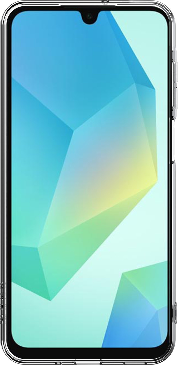 Just in Case Soft Design Samsung Galaxy A16 Backcover Transparent vorne