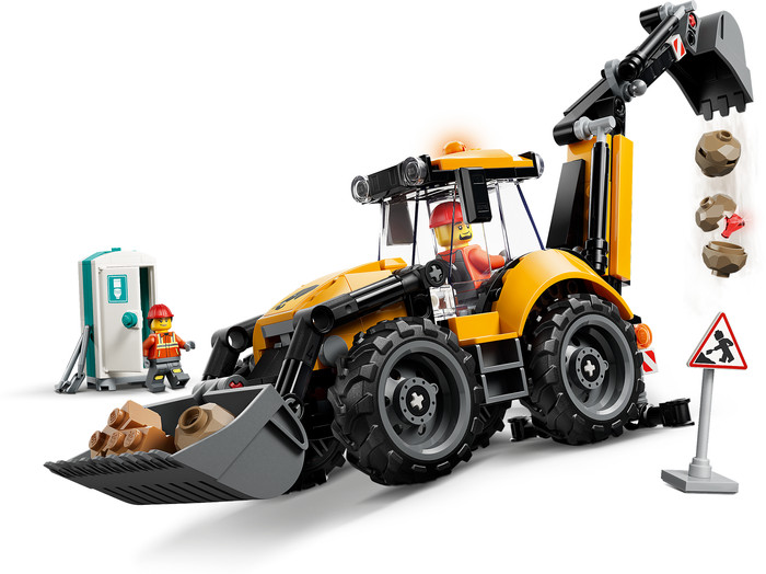 LEGO City Gelber Baggerlader 60480 detail