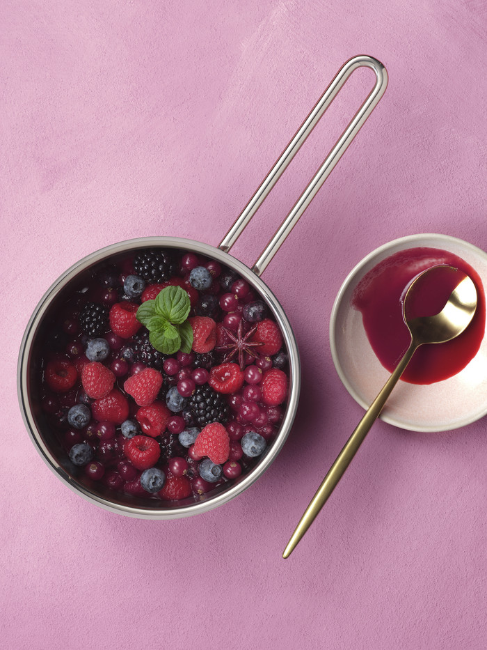 Fissler Pure Collection Topfset 5-teilig + Kasserolle produkt in gebrauch