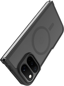 Just in Case Google Pixel 11 Pro Fold Backcover mit Magnet Schwarz oberseite