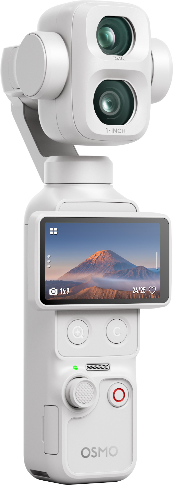 DJI Osmo Pocket 4P (Pro) Weiß rechte seite