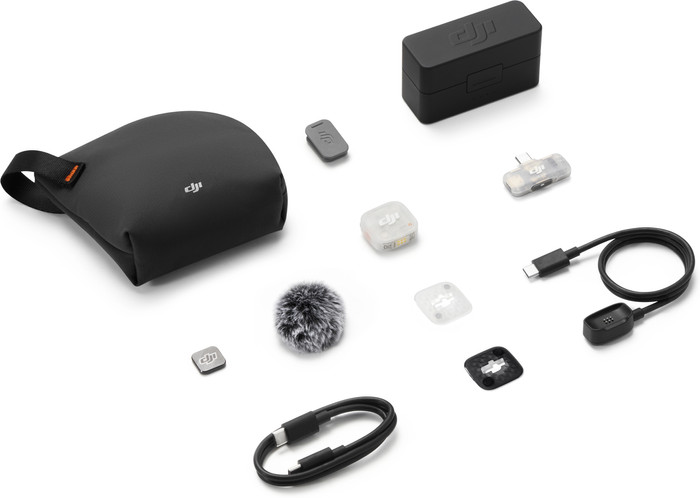 DJI Mic Mini 2S (1 TX + 1 Mobile RX + Ladecase) zubehör