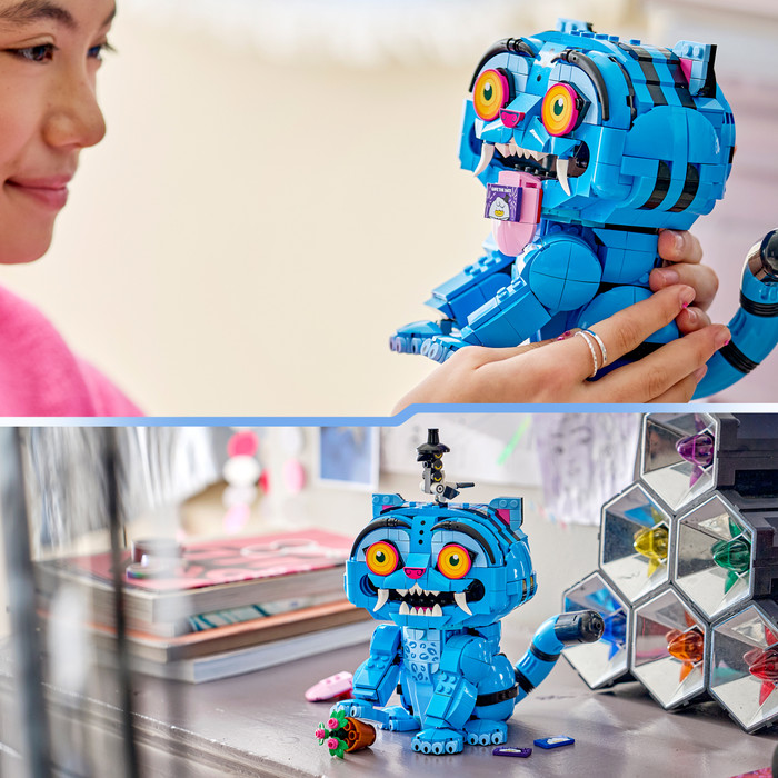 LEGO KPop Demon Hunters Der Tiger Derpy und die Elster Sussie 72537 produkt in gebrauch