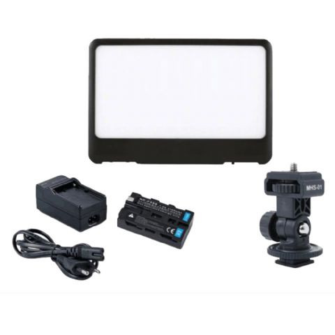 Dimmbares LED-Leuchtenset Falcon Eyes DV-80SL-K2 inkl. Akku zubehör