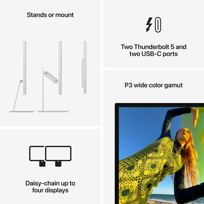 Apple Studio Display Nano-texture (2026) Tiltable Stand visual supplier