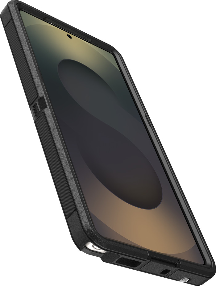 OtterBox Defender Samsung Galaxy S25 Ultra Backcover mit Magnet Transparent mit schwarzem Rand unten