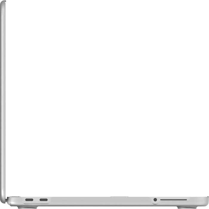 BlueBuilt Hardcase Transparent Matt für Apple MacBook Neo produkt in gebrauch