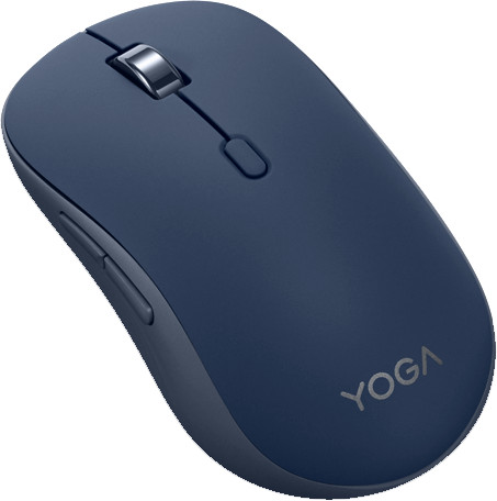 Lenovo Yoga Bluetooth Leise Maus Cosmic Blue linke seite