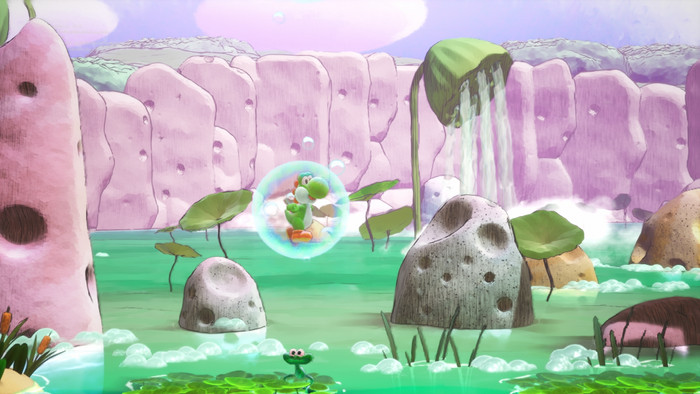 Yoshi and the Mysterious Book Nintendo Switch 2 produkt in gebrauch