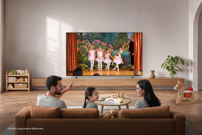 Samsung 85 Zoll Crystal UHD U7099H 4K (2026) produkt in gebrauch